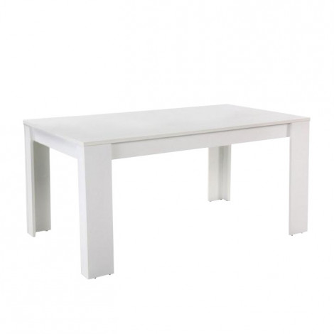 Étkezőasztal, fehér, 140x80 cm, TOMY NEW
